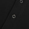 Fred Perry 徽标刺绣黑色短袖 Polo 衫
