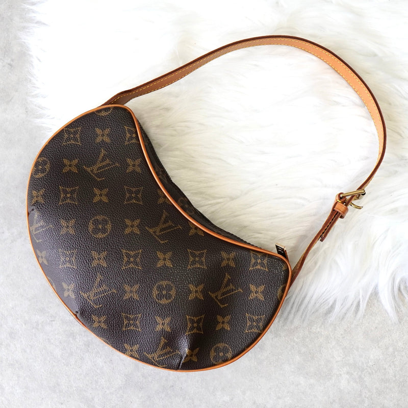 LOUIS VUITTON ポシェットクロワッサン ワンショルダーバッグ ルイヴィトン モノグラム ワンショルダーバッグ ポシェット