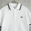 阿迪达斯三叶草标志短袖 Polo 衫（白色）
