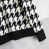 Lauren Ralph Lauren Houndstooth Cardigan White/Black