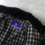 バーバリー ブルーレーベル ホースロゴ ノバチェック裏地 ロング ダウンジャケット レディース ダークブラウン - NEWSED