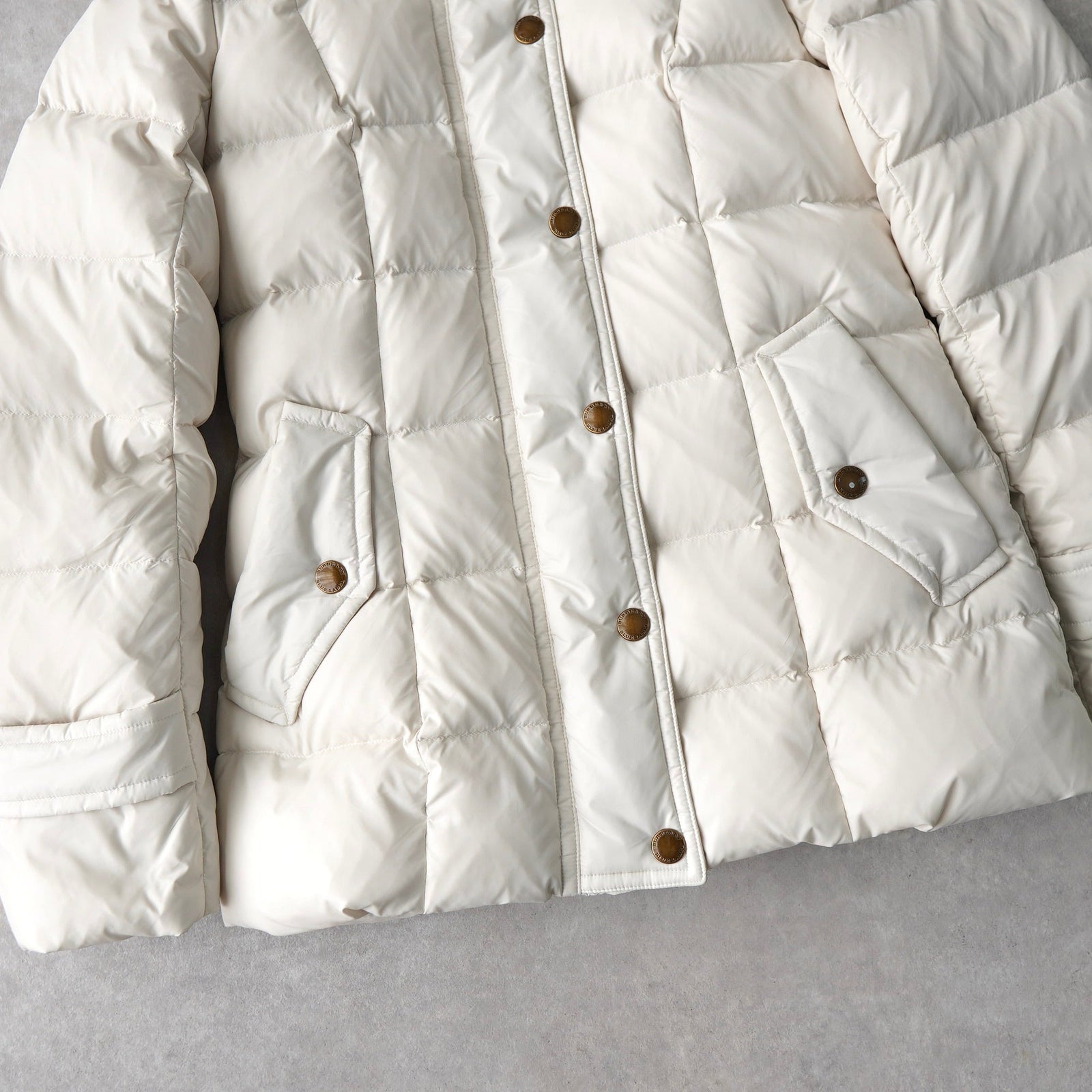 Burberry Blue Label fur down jacket, down coat, detachable fur