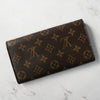 Louis Vuitton Monogram Portefeuille Sarah Bi-fold Wallet Brown