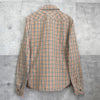 バーバリーズ ブルーレーベル ホースロゴ 刺繍 ノバチェック 長袖シャツ ベージュ レディース