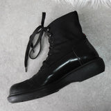 グッチ シェリーライン ドッキング ハイカット ブーツ ブラック - NEWSED