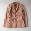 Dior narrow lapel single tailored jacket camel