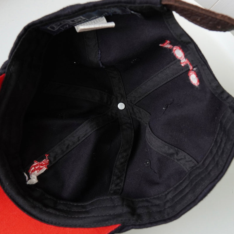 ポロ ラルフローレン ロゴ キャップ ブラック - NEWSED