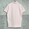 Lacoste 徽标短袖 Polo 衫（淡粉色）