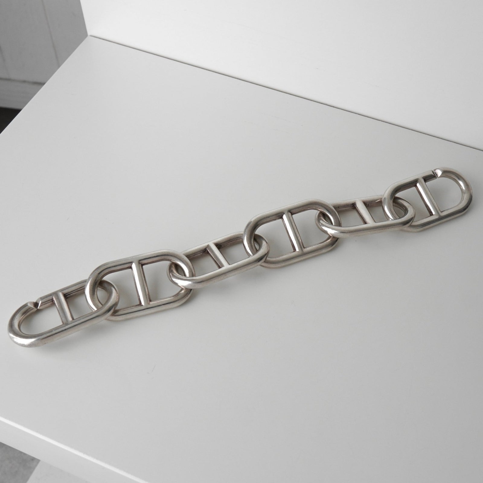 【超美品】　HERMES シェーヌダンクル　ジェアン　ブレスレット 超美品】HERMES シェーヌダンクルジェアンブレスレット