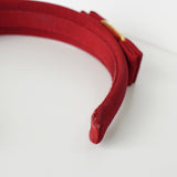 サルバトーレ フェラガモ ヴァラ リボン カチューシャ レッド