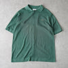 Lacoste 徽标贴片短袖针织 Polo 衫（绿色）