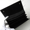 Prada nylon bifold wallet with triangle logo in black
