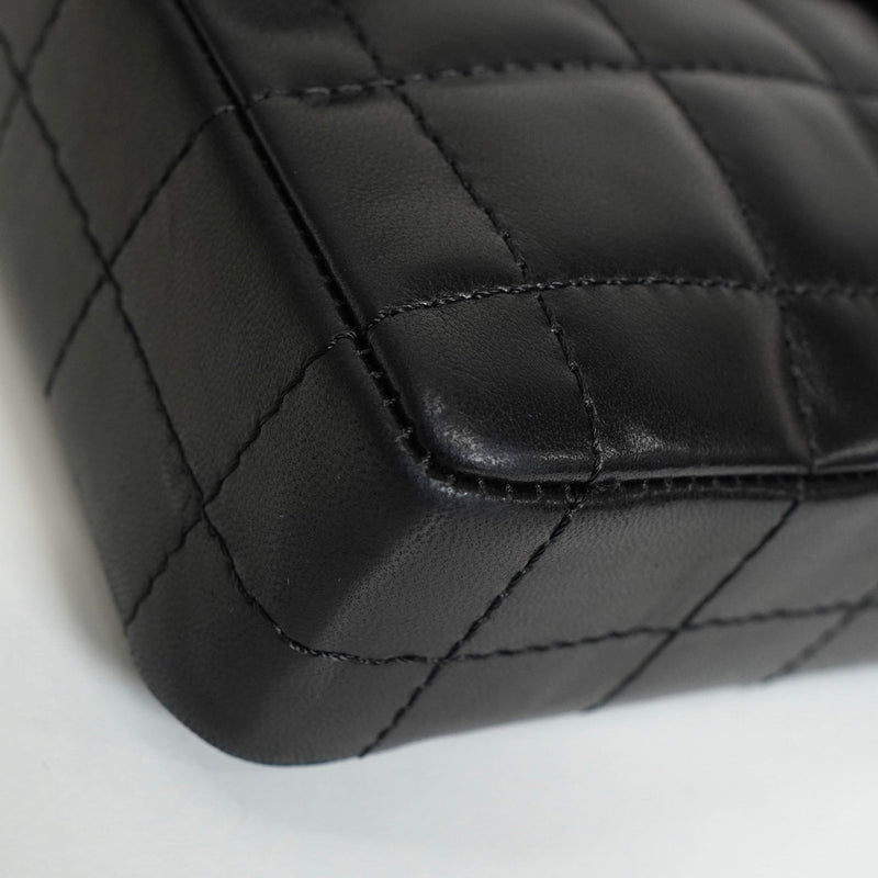 シャネル チョコバー ココマーク ターンロック チェーン セミショルダーバッグ ブラック - NEWSED