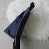 エムエムシックス メゾン マルジェラ ナイロン ジャパニーズバッグ スモール トートバッグ ハンドバッグ ネイビー - NEWSED