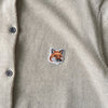 Maison Kitsune 米色狐狸头开衫