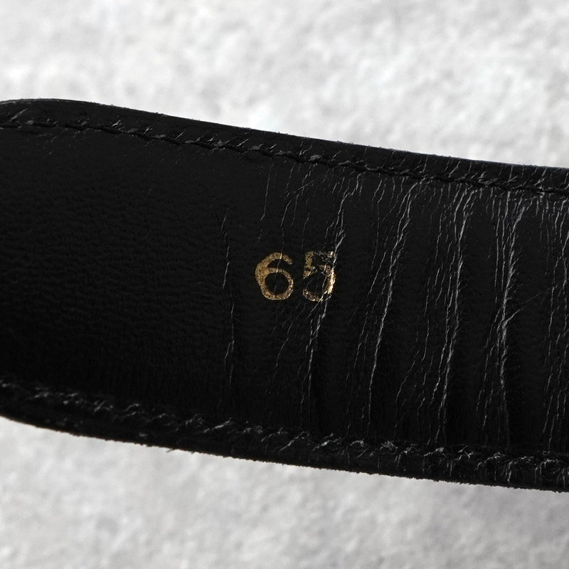 セリーヌ ヴィンテージ 輪馬車 サルキー レザー ベルト ブラック レディース - NEWSED