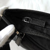 Prada Pocono Tessuto Nylon Shoulder Bag with Triangle Logo in Black