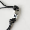 Loewe Anagram Dice Leather Personalized Charm in Black