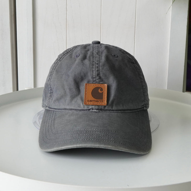 カーハート ロゴ キャップ グレー - NEWSED