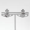Vivienne Westwood Orb Rhinestone Earrings in Silver
