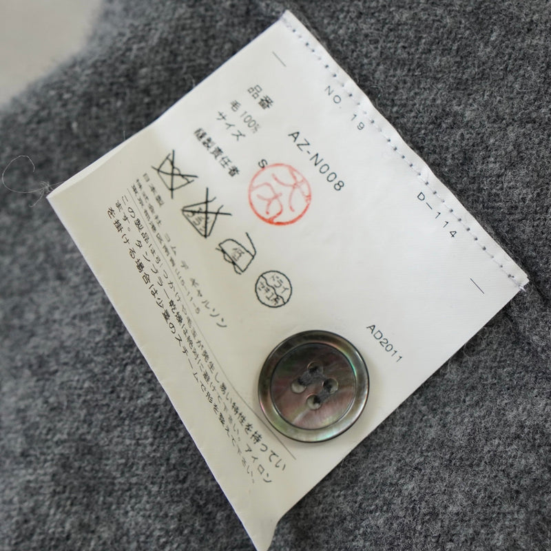 プレイ コムデギャルソン ハートロゴ カーディガン グレー - NEWSED