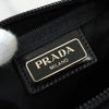 プラダ テスートナイロン / レザー 三角プレート ポーチ ブラック