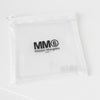 MM6 Maison Margiela 白色和银色黄铜标志手镯，未使用，带标签