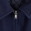Polo by Ralph Lauren wool jacket, blouson, logo embroidery, quilted lining, navy