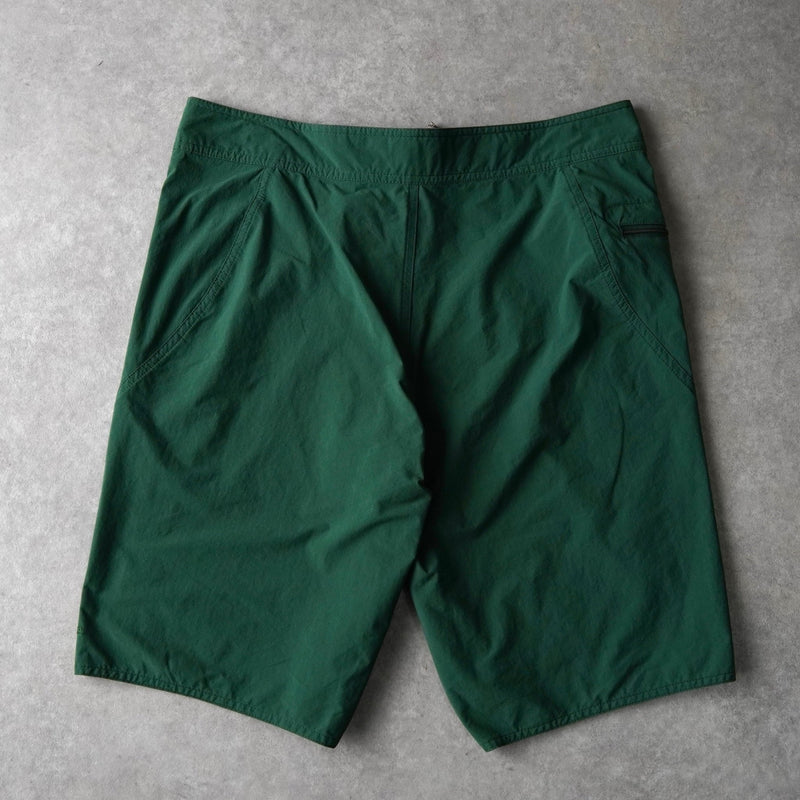 パタゴニア ロゴ 刺繍 ハーフパンツ ショートパンツ グリーン - NEWSED