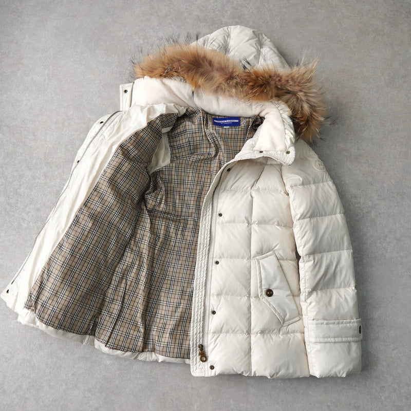 バーバリー ブルーレーベル ファー ダウンジャケット ダウンコート