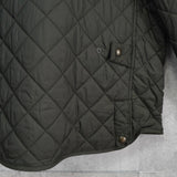 ポロ ラルフローレン コーデュロイ襟 キルティングジャケット ミリタリージャケット カーキ - NEWSED