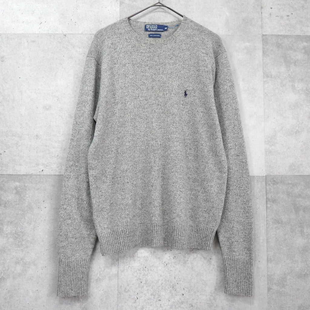 Polo Ralph Lauren 徽标刺绣针织灰色
