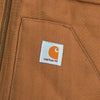 カーハート ダックベスト キルティング裏地 キャメル