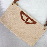 ディオール トロッター キャンバス / レザー セミショルダーバッグ ベージュ / ブラウン - NEWSED