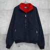 ポロ バイ ラルフローレン 中綿ジャケット ブルゾン フリース裏地 ネイビー
