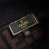 Fendi Zucca 女士羊毛 Polo 针织衫 棕黑色