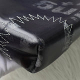 コムデギャルソン ステッチ トートバッグレザー ネイビー / ブラウン - NEWSED