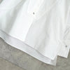 Jil Sander Mao Collar Long Sleeve Shirt in White
