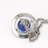 ヴィヴィアン ウエストウッド ラージ オーブ ラインストーン シルバー ロングネックレス - NEWSED