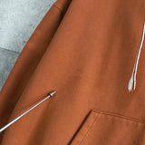 ダブリューブイプロジェクト ジップアップ フーディー パーカー ブラウン - NEWSED