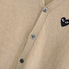 Play Comme des Garcons 爱心徽标开衫 米色