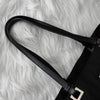 Prada Tessuto / Leather Tote Bag Black