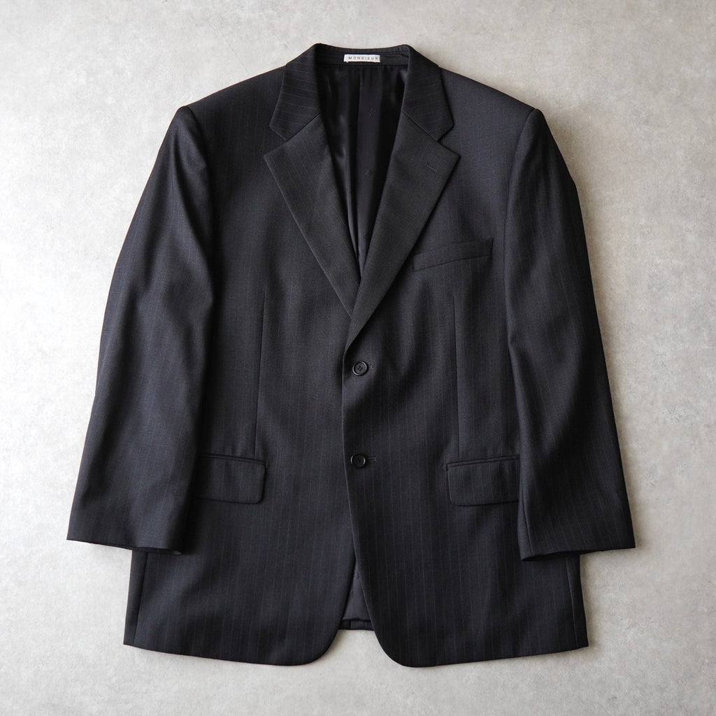 Givenchy 灰色单条纹修身夹克