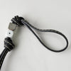 Loewe Anagram Dice Leather Personalized Charm in Black