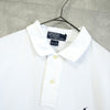Polo Ralph Lauren logo short-sleeved polo shirt in white