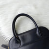 Jil Sander freestanding leather handbag in navy