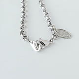 ヴィヴィアン ウエストウッド ミニオーブ ラインストーン ネックレス シルバー - NEWSED