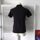 プレイ コムデギャルソン ハートロゴ 半袖ポロシャツ ブラック - NEWSED