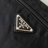 Prada Pocono Tessuto Nylon Shoulder Bag with Triangle Logo in Black
