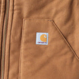 カーハート オーバーサイズ ダックベスト キルティング裏地 キャメル - NEWSED